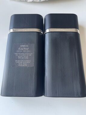 Cartier Santos Fragrance Duo - Black and Silver Accents. Empty bottles)!!!